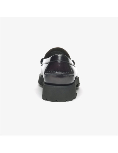 Sebago Dan Lug Noir Mocassins Femme | Hylton