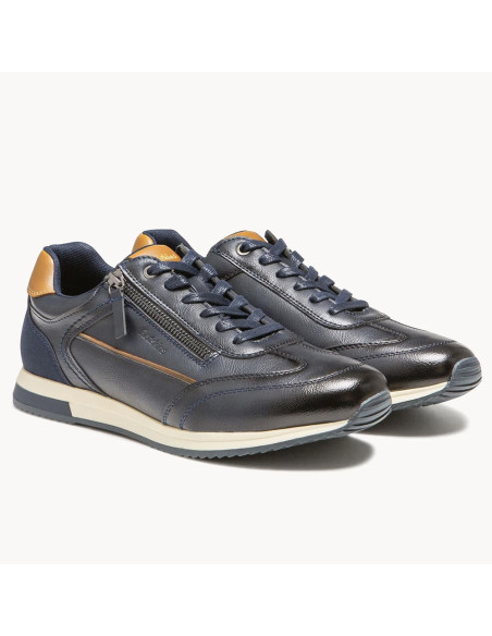 Redskins Laken Black Cognac Baskets Homme | Hylton
