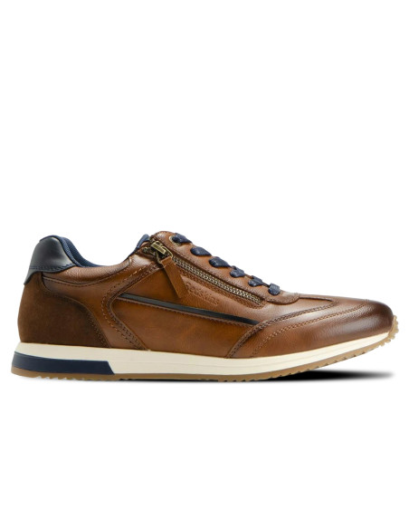 Redskins Laken Brown Navy Baskets Homme | Hylton
