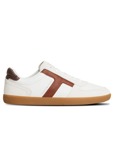 Tommy Hilfiger Tribeca White Cognac Homme | Hylton