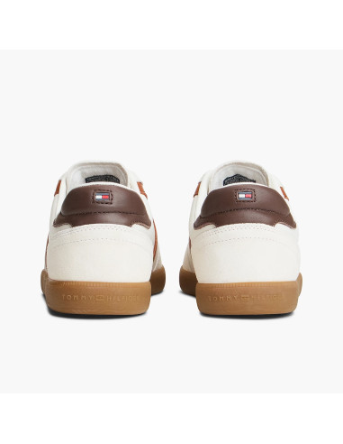 Tommy Hilfiger Tribeca White Cognac Homme | Hylton