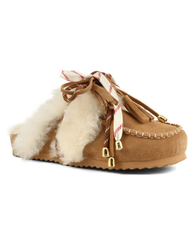 Colors of California Laced Up Sheepskin Fur | Hylton
