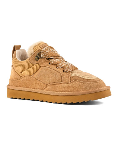 Colors of California Cow Suede Chestnut Femme | Hylton