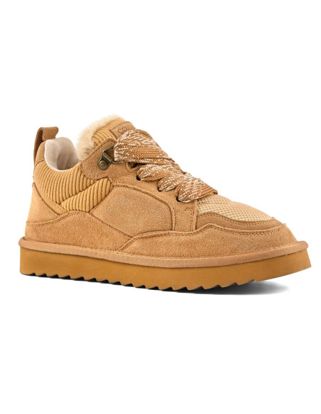 Colors of California Cow Suede Chestnut Femme | Hylton