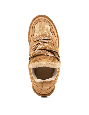 Colors of California Cow Suede Chestnut Femme | Hylton