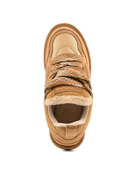 Colors of California Cow Suede Chestnut Femme | Hylton