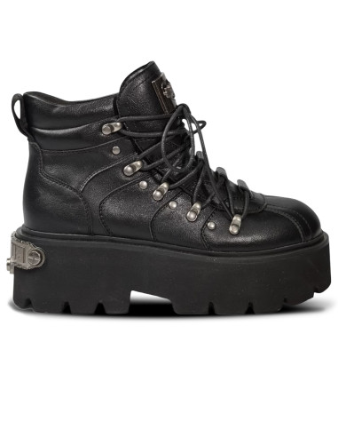 Boots Femme Buffalo Noires à Plateforme Brake High  – PD00018511