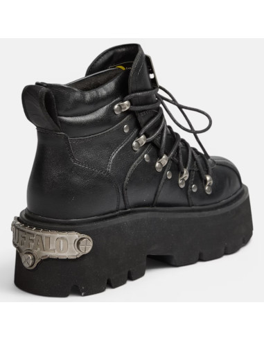 Boots Femme Buffalo Noires à Plateforme Brake High  – PD00018511