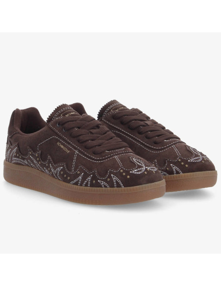 Schmoove Sheffield Western Femme Dark Brown | Hylton