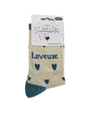 Sachoussette Loveuse Beige Pailletée Femme