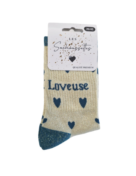 Sachoussette Loveuse Beige Pailletée Femme