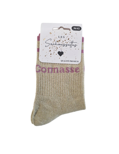 Sachoussette Connasse Beige Pailletée Femme | Hylton