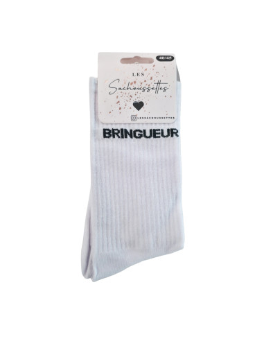 Sachoussettes Chaussettes Bringueur Blanc