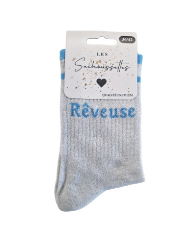 Sachoussette Rêveuse Argent Pailleté Femme | Hylton