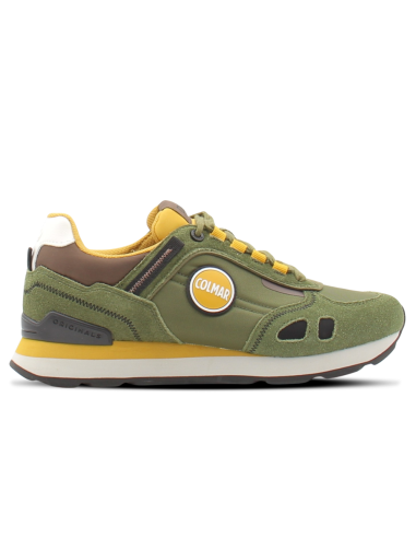 Baskets de Ville Homme Colmar Travis Sport Colors Vert