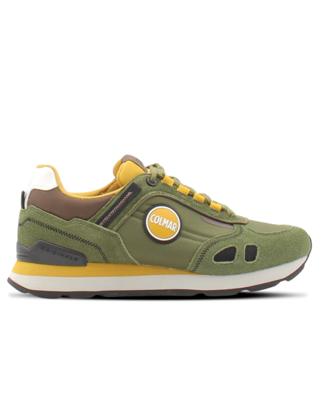 Baskets de Ville Homme Colmar Travis Sport Colors Vert