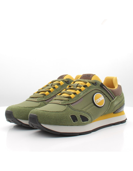 Baskets de Ville Homme Colmar Travis Sport Colors Vert