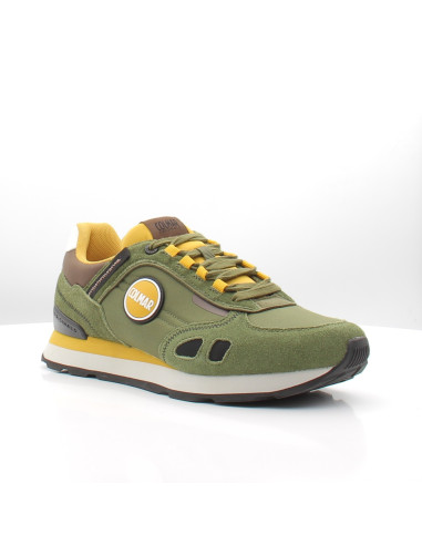 Baskets de Ville Homme Colmar Travis Sport Colors Vert