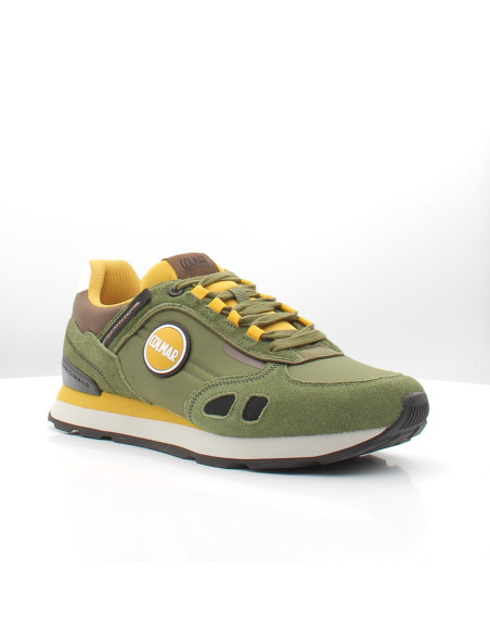 Baskets de Ville Homme Colmar Travis Sport Colors Vert