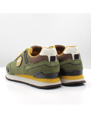 Baskets de Ville Homme Colmar Travis Sport Colors Vert