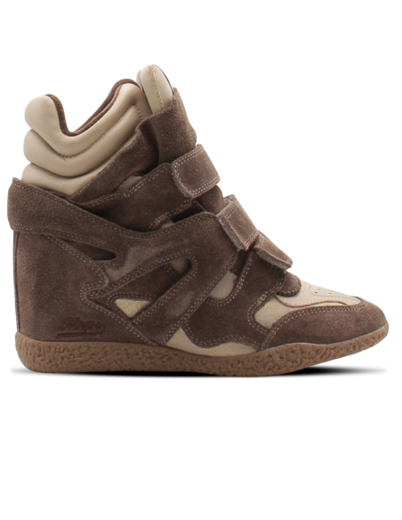 Baskets Montantes Femme MRP Combi Marron/Beige – CHAMONIX/3