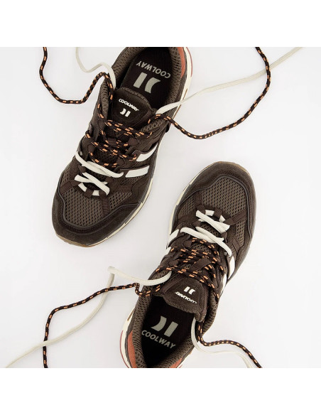 Sneakers Coolway Marron Foncé Mixte – 7623425-DBR