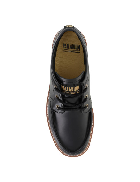 Derbies Homme Palladium TrooperLite Ox Cuir Noir