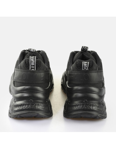 Buffalo Yuno Vegan Nappa Mesh Black Femme | Hylton