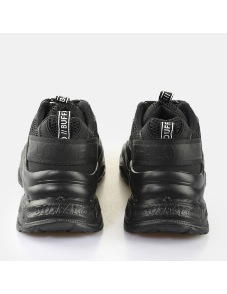 Buffalo Yuno Vegan Nappa Mesh Black Femme | Hylton
