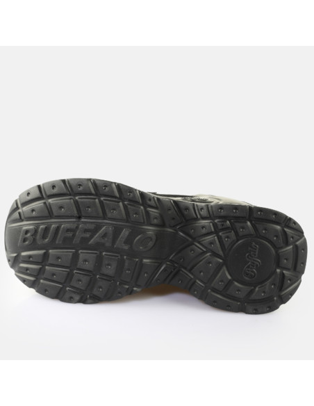 Buffalo Yuno Vegan Nappa Mesh Black Femme | Hylton