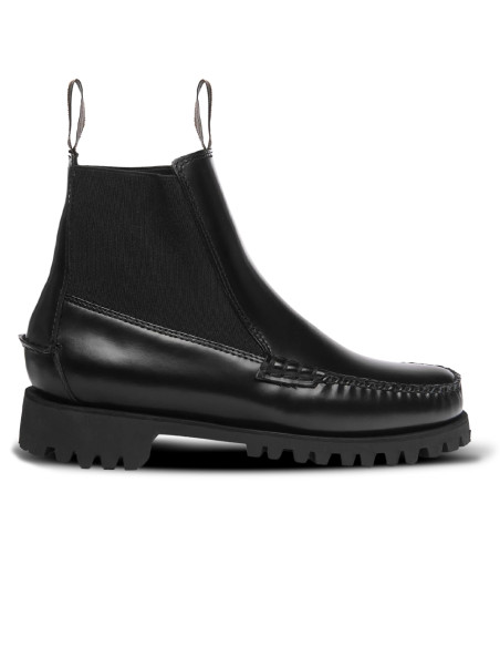 Sebago Calliope Lug Chelsea Boots Femme Noir | Hylton
