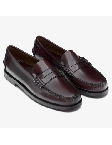 Sebago Dan Po Mocassins Femme Burgundy | Hylton
