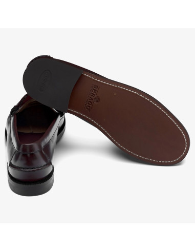 Sebago Dan Po Mocassins Femme Burgundy | Hylton