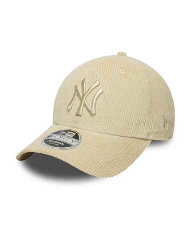 New Era Casquette 9FORTY Cord New York Yankees Beige
