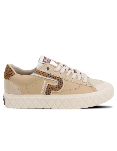 Palladium Ace Lo Mix Lth Cream Leo Femme | Hylton