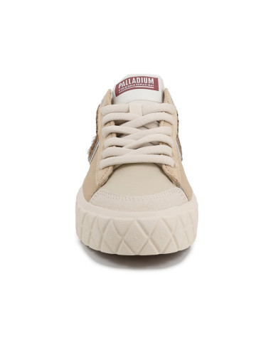 Palladium Ace Lo Mix Lth Cream Leo Femme | Hylton