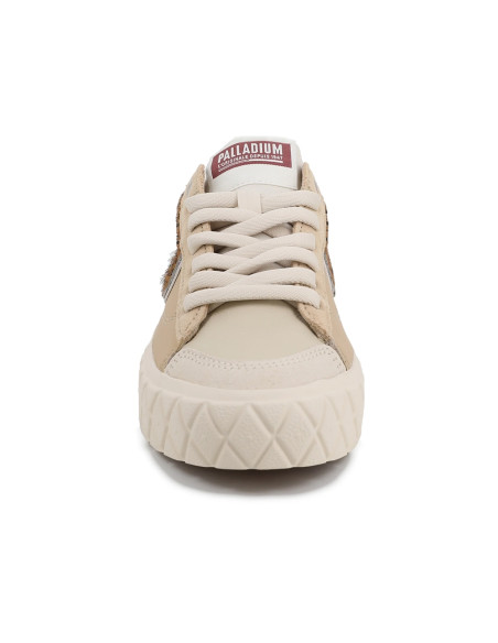 Palladium Ace Lo Mix Lth Cream Leo Femme | Hylton