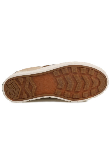 Palladium Ace Lo Mix Lth Cream Leo Femme | Hylton
