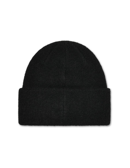 UGG Fuzzy Logo Beanie Bonnet Femme Noir | Hylton