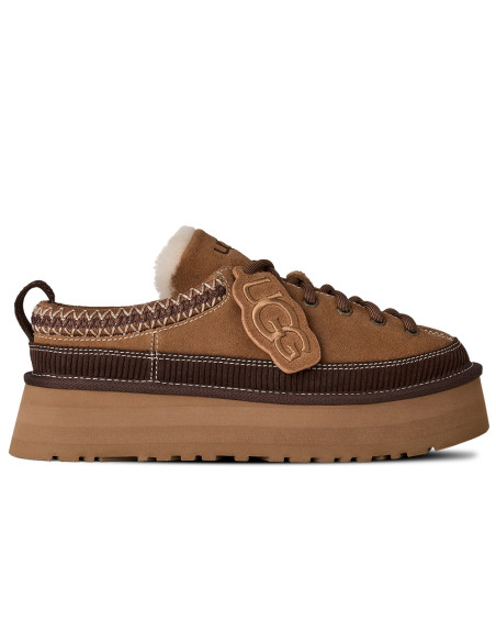 UGG Heritage Lace-Up Slipper Chestnut Femme | Hylton