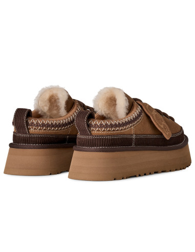 UGG Heritage Lace-Up Slipper Chestnut Femme | Hylton