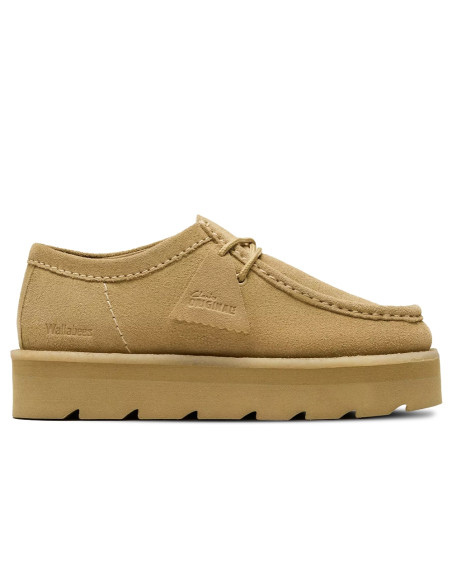 Clarks Meare Walla Femme Maple Suede | Hylton