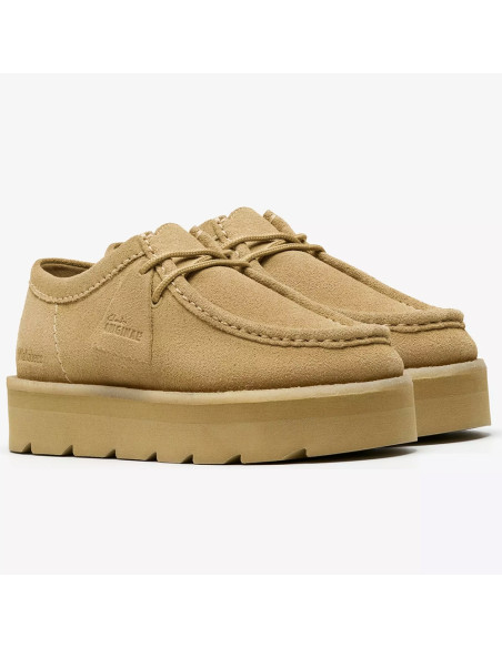 Clarks Meare Walla Femme Maple Suede | Hylton