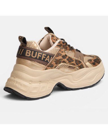 Buffalo Yuno Vegan Nappa Fur Léopard Femme | Hylton