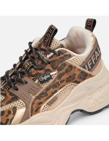 Buffalo Yuno Vegan Nappa Fur Léopard Femme | Hylton