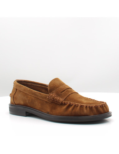 Mocassins Colette Daim Tabaco Marron – Élégance et Style Classique