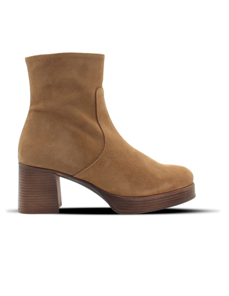 Patricia Miller Bottines à Talons Femme - Suzette Taupe