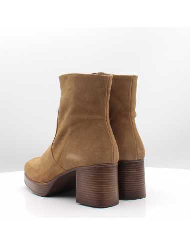 Patricia Miller Bottines à Talons Femme - Suzette Taupe