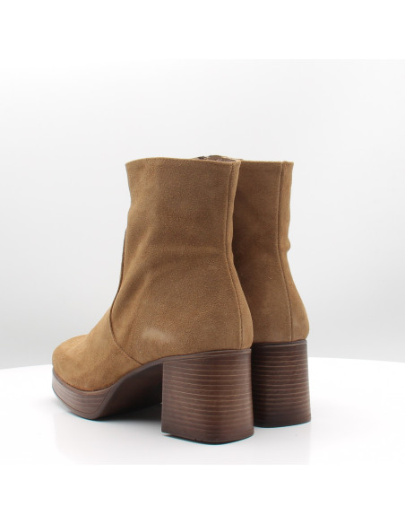 Patricia Miller Bottines à Talons Femme - Suzette Taupe