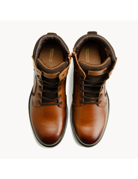 Redskins Corning Homme Tabac/Châtaigne – Bottines Cuir D0069A-LTA